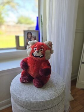 Build-A-Bear Red and Cream Plush Monster